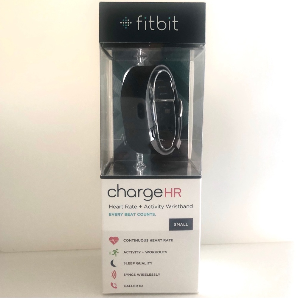 FITBIT Charge HR Wireless Black wristband Small